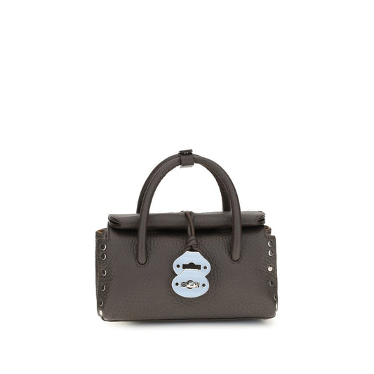Brown Calf Leather Bos Taurus Handbag