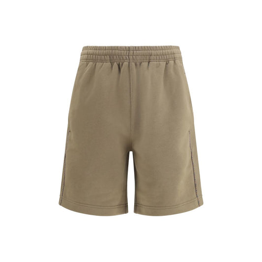 Brown Cotton Bermuda Shorts