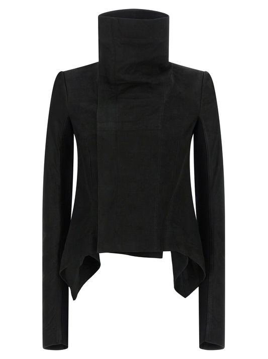 Black Lamb Leather Leather Jacket