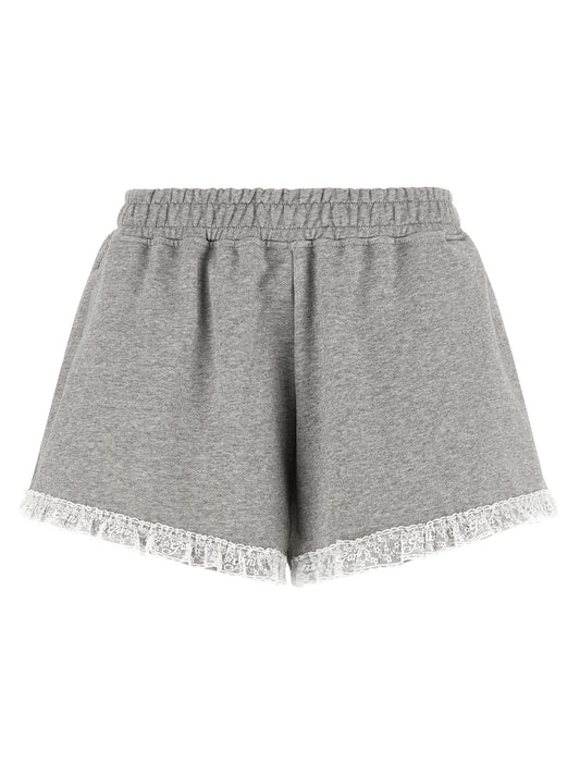 Gray Organic Cotton Bermuda Shorts