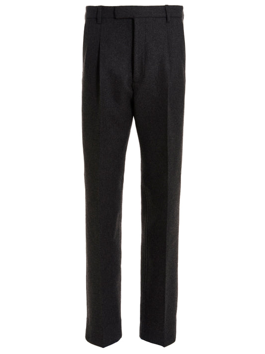 Gray Wool Dress Pants
