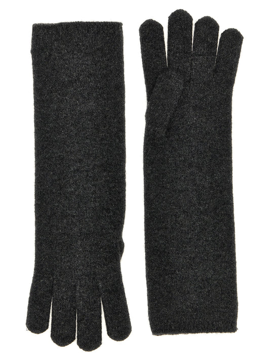 Gray Cashmere Gloves
