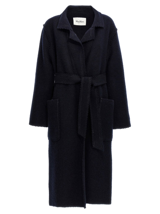 Blue Wool Coat