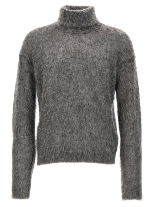 Gray Wool Cardigan