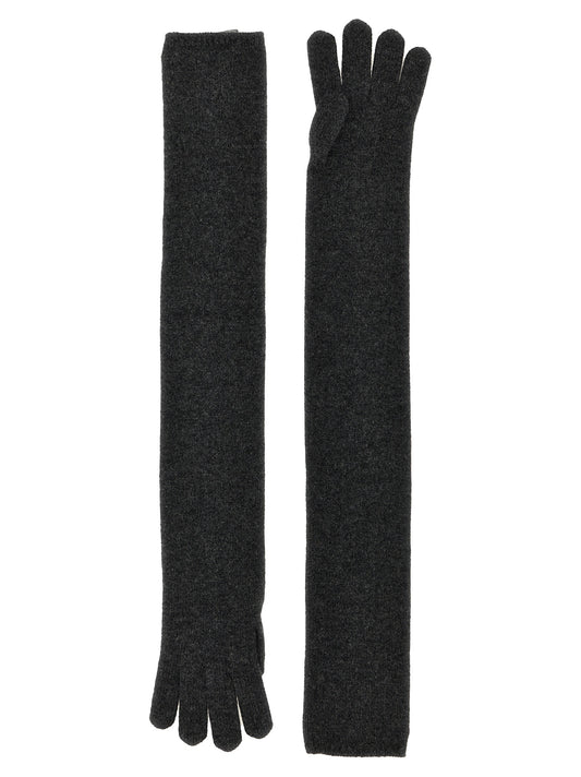 Gray Cashmere Gloves