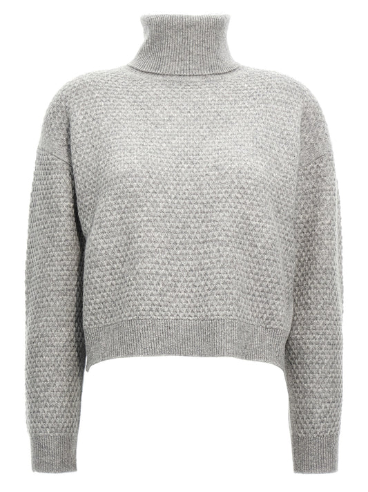 Gray Cashmere Cardigan