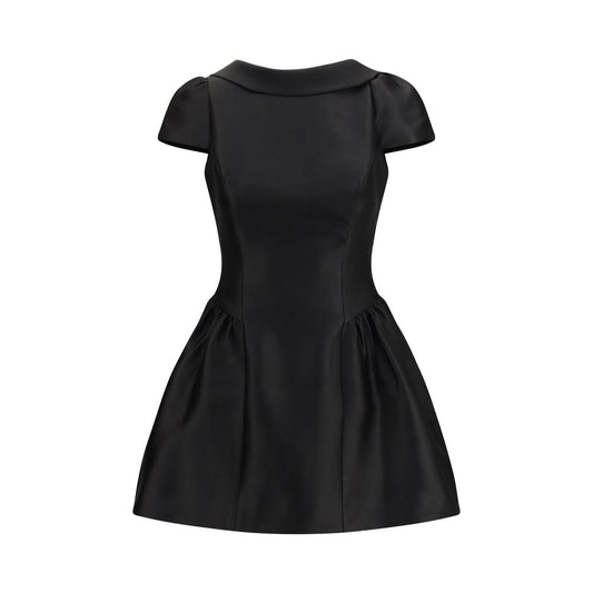 Black Polyester Casual Dress