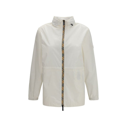 White Polyamide Shell Jacket