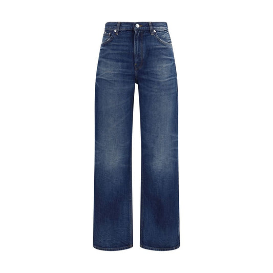 Blue Cotton Jeans Denim