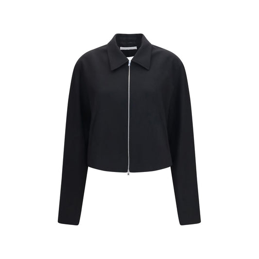 Black Wool Oves Aries Full-Length Jacket