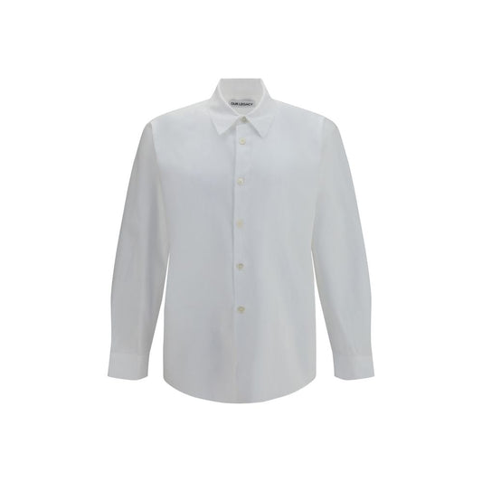 White Tencel Dress Shirt