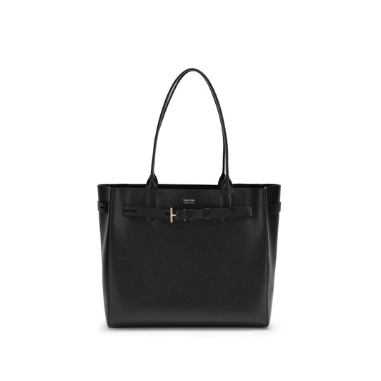 Black Calf Leather Bos Taurus Shoulder Bag