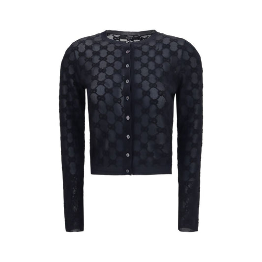 Black Viscose Cardigan