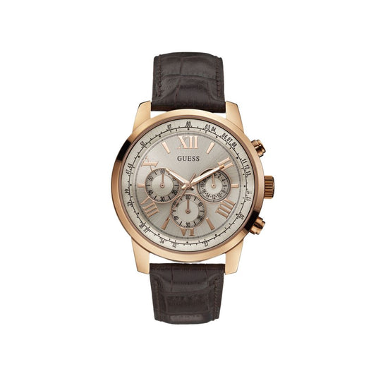 Brown Leather Lining Sport Watch