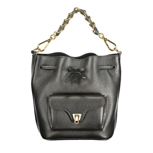 Black Leather Womens Bag