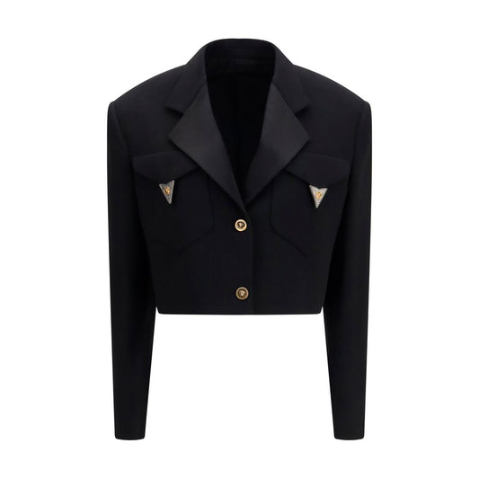 Black Wool Oves Aries Blazer
