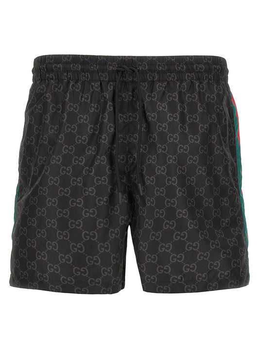 Black Polyamide Shorts