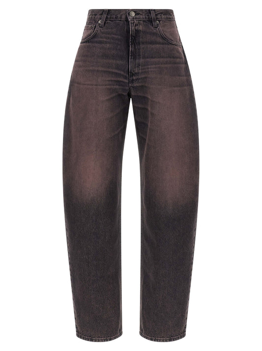 Multicolor Cotton High-Waisted Jean