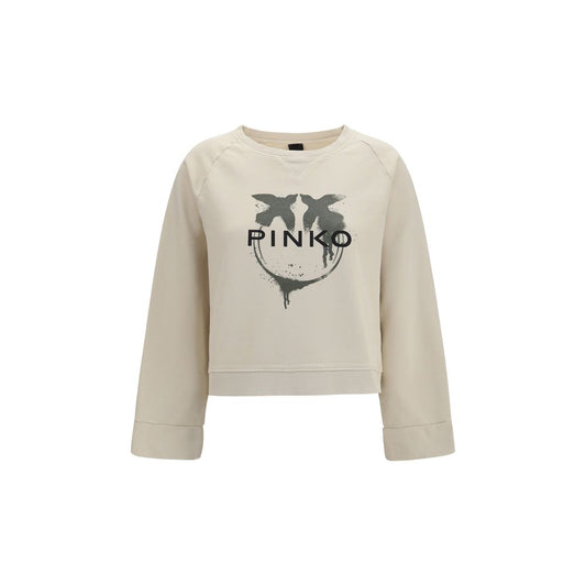Beige Cotton Sweatshirt