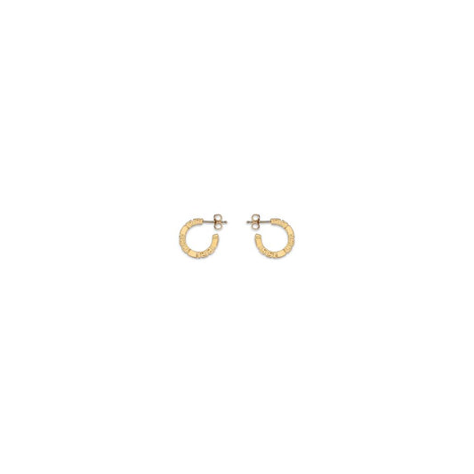 Gold Brass Earrings