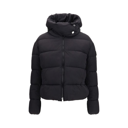 Black Nylon Full-Length Jacket