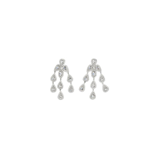 Silver Metal Earrings