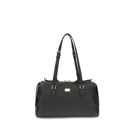 Black Calf Leather Bos Taurus Shoulder Bag