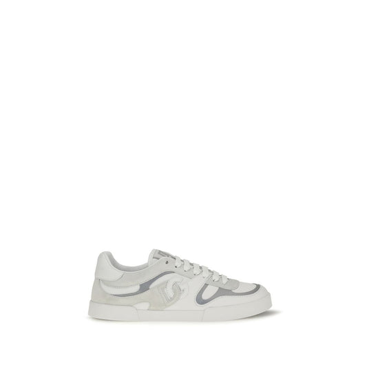 White Calf Leather Bos Taurus Low Top Sneakers