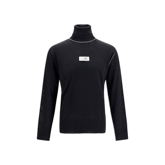 Black Wool Oves Aries Turtleneck