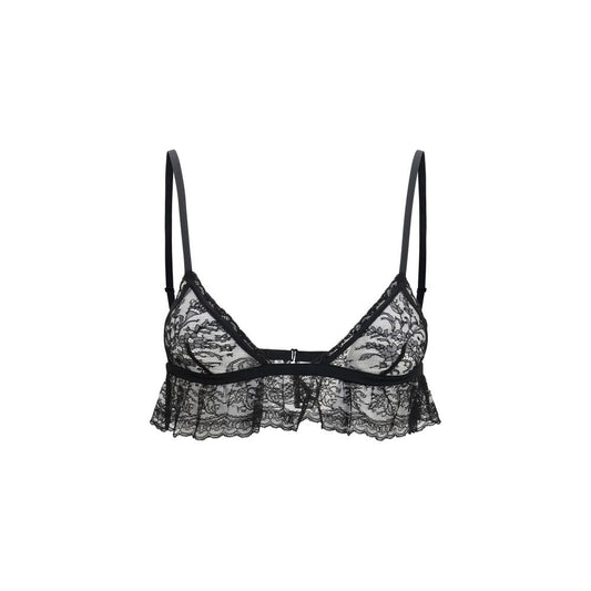 Black Cotton Bra