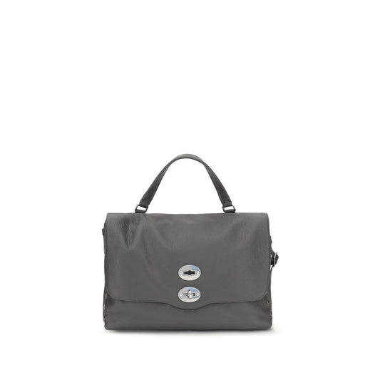 Gray Calf Leather Bos Taurus Handbag