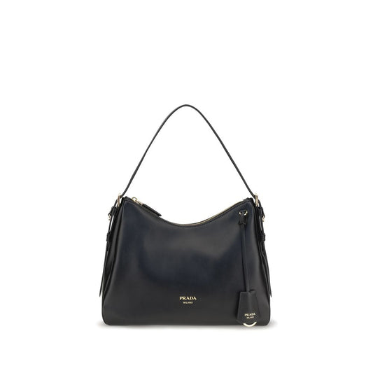 Black Calf Leather Bos Taurus Shoulder Bag