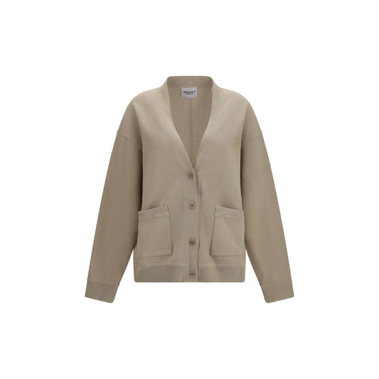 Beige Cotton Cardigan
