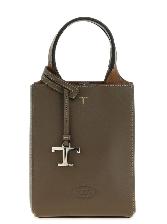 Bicolor Calfskin Handbag
