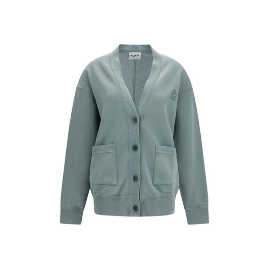 Gray Cotton Cardigan