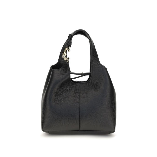 Black Calf Leather Bos Taurus Handbag