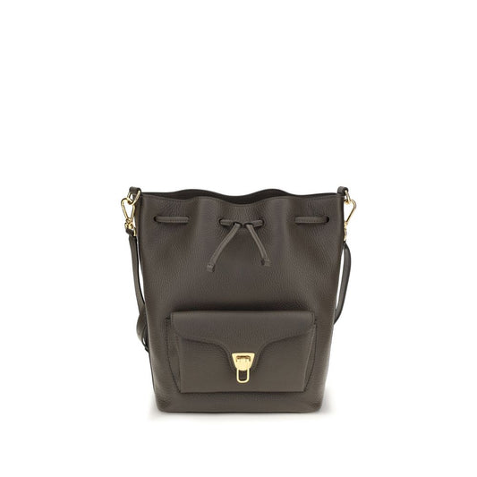 Brown Calf Leather Bos Taurus Backet Bag
