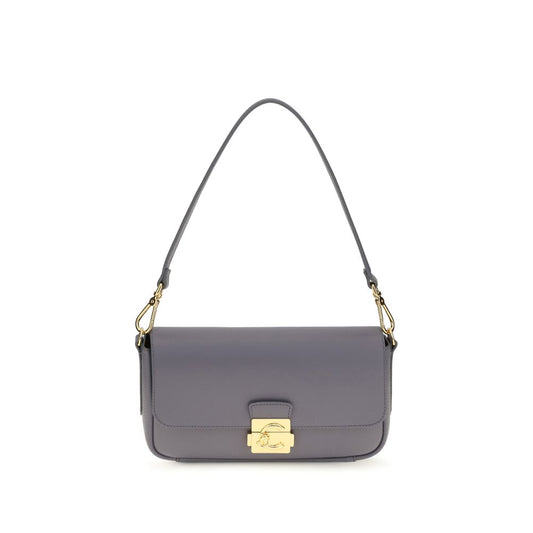 Blue Calf Leather Bos Taurus Shoulder Bag