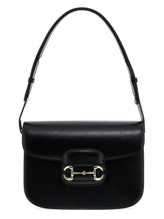 Black Leather Shoulder Bag