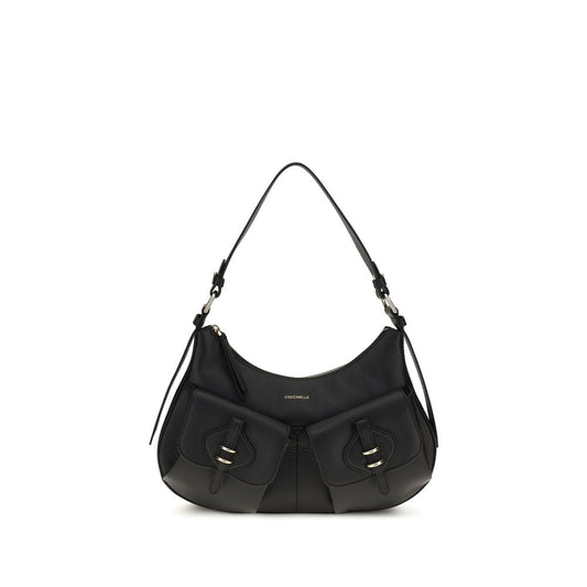Black Calf Leather Bos Taurus Shoulder Bag