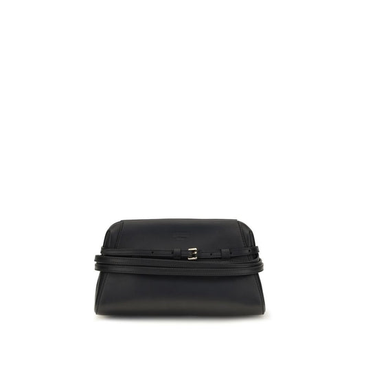 Black Goatskin Clutch Bag