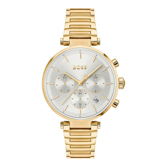 Gold Stainless Steel Dress Watch