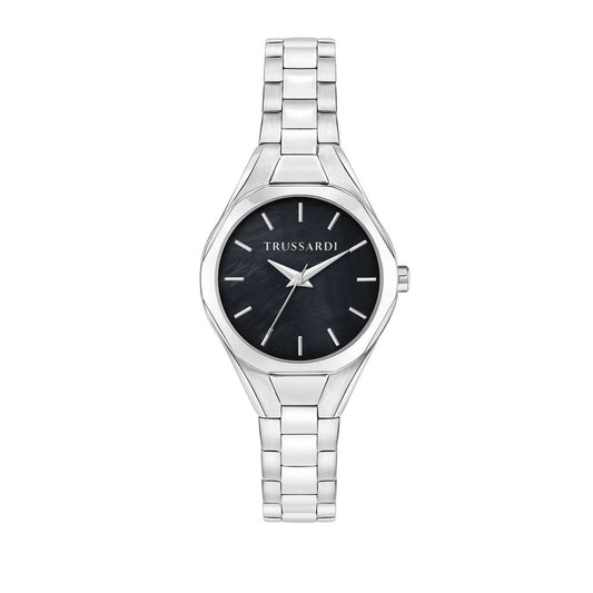 Gray Stainless Steel Bracelet Watch