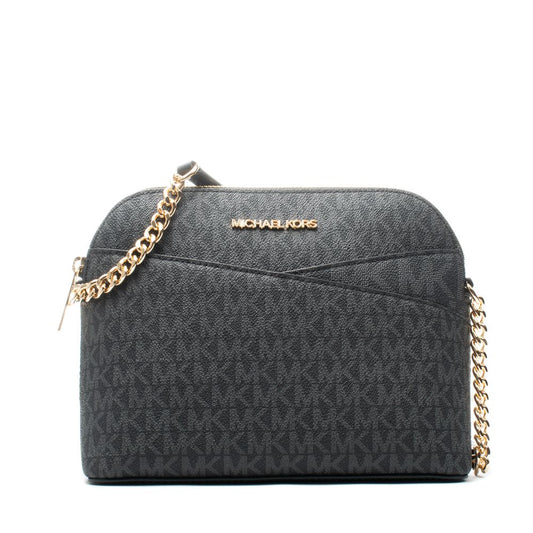 Black Leather Crossbody Bag