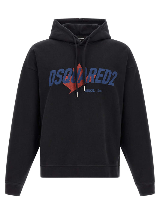 Black Cotton Sweatshirt