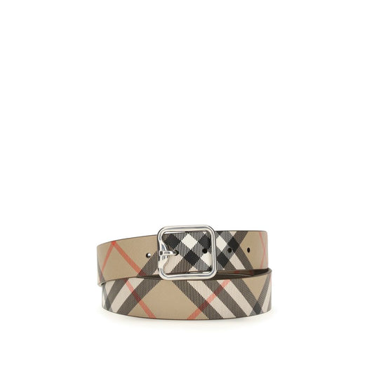 Beige Calf Leather Bos Taurus Regular Belt