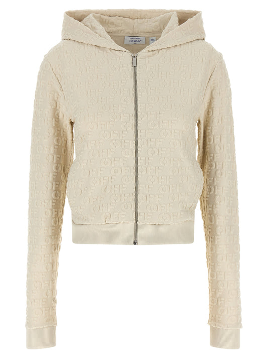 Beige Cotton Sweatshirt