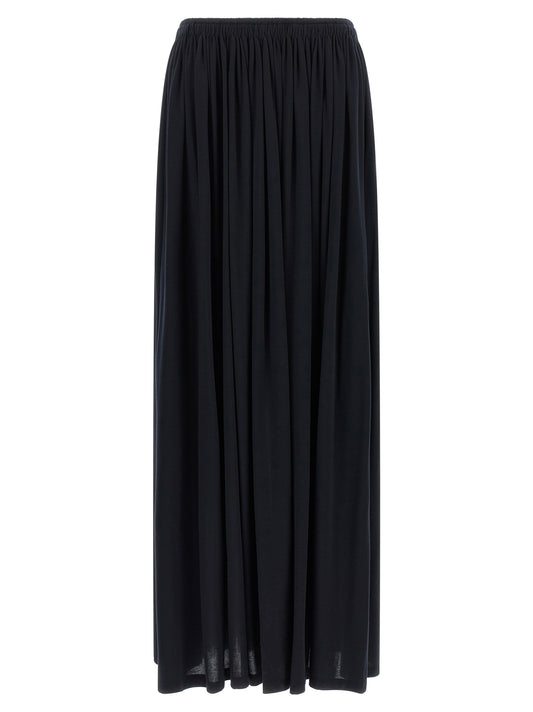 Blue Lyocell Mini Skirt