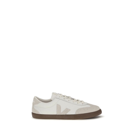 White Calf Leather Bos Taurus Sneakers