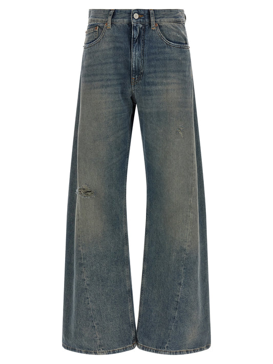 Blue Cotton Jeans Denim